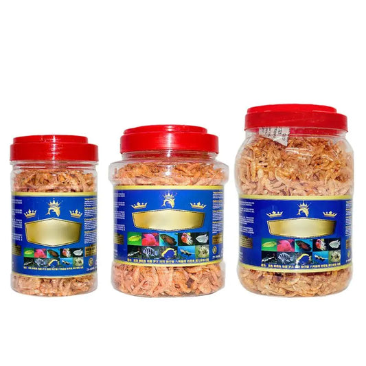 Dried Freeze Shrimp for All Tropical Fish Koi Turtles Aquatic Pets Food Treats Ornamental Fish Feed Natural Snacks