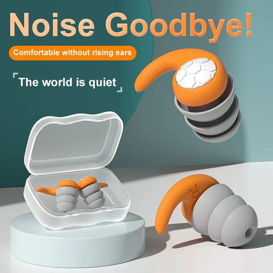 Sleep Noise Reduction Earplug Ear Protection Earplugs Anti-Noise Waterproof Plug for Travel Work Tapones Earplugs Mute Earplugs