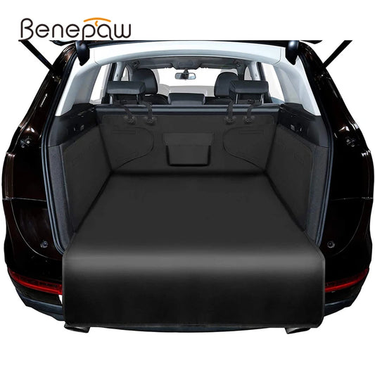 Benepaw Tear-Resistant  Dog Trunk Cover Mat Anti-Scratch Nonslip Pet Travel Cargo Liner Waterproof For Medium Car Truck SUV