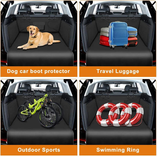 Benepaw Tear-Resistant  Dog Trunk Cover Mat Anti-Scratch Nonslip Pet Travel Cargo Liner Waterproof For Medium Car Truck SUV