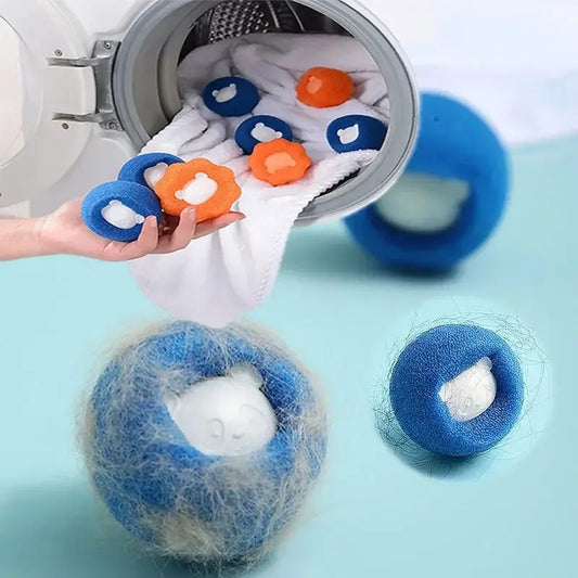 Pet Hair Remover Reusable Ball Laundry Washing Machine Filter Wool Sticker Cat Hair Remover Pet Fur Lint Catcher Home